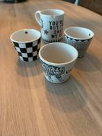 4 mokken blond Amsterdam, Huis en Inrichting, Keuken | Servies, Blond Amsterdam, Ophalen of Verzenden, Zo goed als nieuw, Kop(pen) en/of Schotel(s)