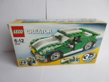 6743 Lego auto, Street Speeder 3/1 met doos + bouwtekeningen beschikbaar voor biedingen