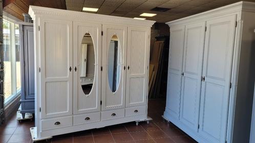 Linnenkasten, kledingkast, slaapkamerkast brocante garderobe, Huis en Inrichting, Kasten | Overige, Zo goed als nieuw, Ophalen