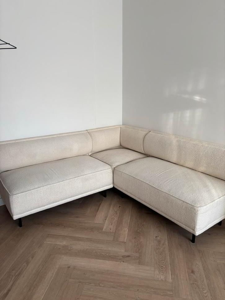 Bankje/Hoekbank - Ideaal voor wachtruimte!, Huis en Inrichting, Banken | Bankstellen, Zo goed als nieuw, Hoekbank, Tweepersoons