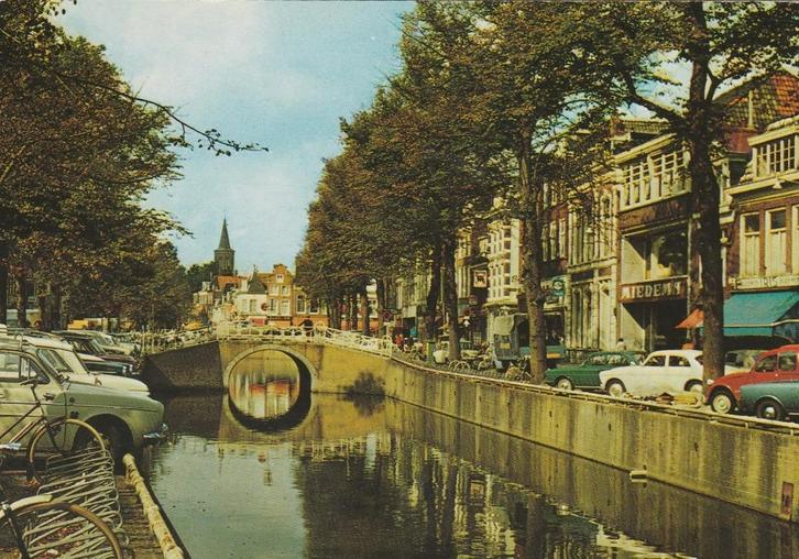 LEEUWARDEN Nieuwestad met Auto's, Verzamelen, Ansichtkaarten | Nederland, Ongelopen, Friesland, 1960 tot 1980, Verzenden