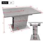 Moderne Eettafel met Opbergvakken, Kunststof, Info@outdoorhub.eu, 100 tot 150 cm, Verzenden