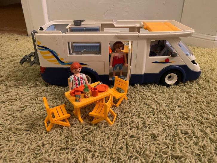 playmobil camper 4859, Kinderen en Baby's, Speelgoed | Playmobil, Zo goed als nieuw, Complete set, Ophalen of Verzenden