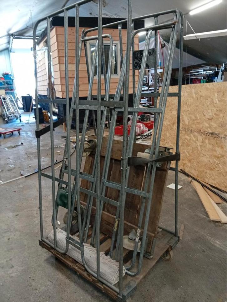 2x Rolcontainer - Ideaal voor Verhuizing/Opslag, Doe-het-zelf en Verbouw, Transportwagens, Ophalen