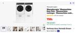 Wasmachine en droger kast, Ophalen of Verzenden, 1200 tot 1600 toeren