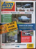 Autokampioen 20 1992 Renault 19 sedan, Peugeot 405, Corvair, Ophalen of Verzenden, Nieuw, Peugeot