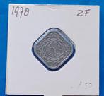 Suriname 5 cent - 1978, Postzegels en Munten, Munten | Nederland, Verzenden, Koningin Juliana, 5 cent, Losse munt