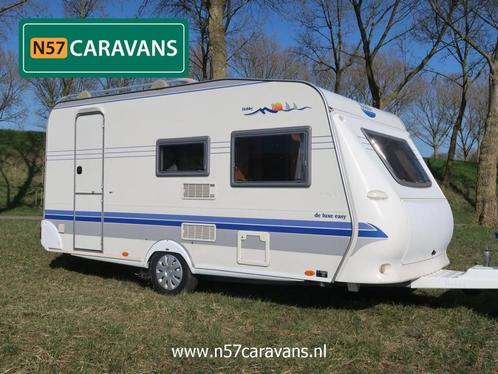 TOPSTAAT: Hobby De luxe Easy 440 / voortent / 1e eigenaar, Caravans en Kamperen, Caravans, Bedrijf, tot en met 4, 750 - 1000 kg