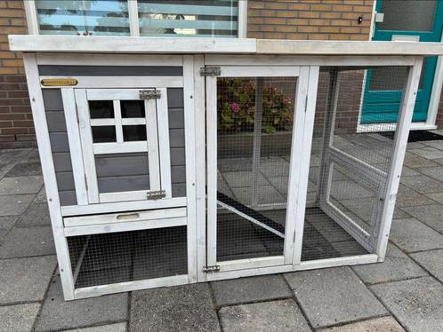 Kippenhok konijnenhok, Dieren en Toebehoren, Knaagdieren en Konijnen | Hokken en Kooien, Zo goed als nieuw, Hok, 90 cm of meer