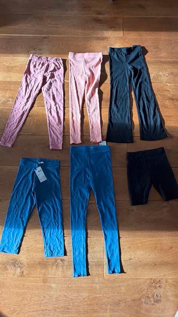 Meisjes leggings set, maat 122/128 beschikbaar voor biedingen