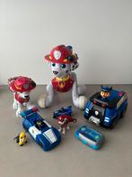Paw Patrol pakket: Marshall robothond Chase bestuurbare auto, Ophalen, Zo goed als nieuw