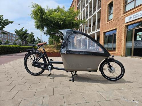 Tweedehands elektrische Dolly bakfiets met toebehoren, Fietsen en Brommers, Fietsen | Bakfietsen, Zo goed als nieuw, Overige merken