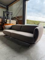 Italiaanse design bank, 240cm, stevige stof, Minder dan 75 cm, Ophalen of Verzenden, Rechte bank, Stof