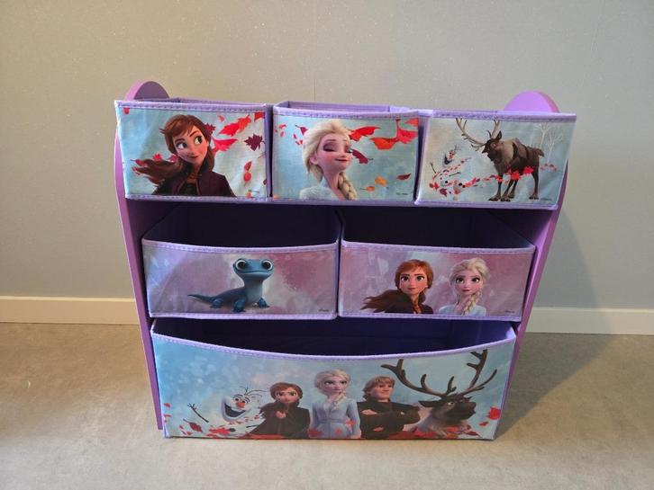 Frozen opbergkast speelgoed, Kinderen en Baby's, Kinderkamer | Inrichting en Decoratie, Gebruikt, Overige typen, Ophalen