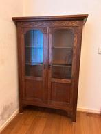 Art Deco kast, vitrine-, boekenkast verfijnd houtsnijwerk, Antiek en Kunst, Antiek | Meubels | Kasten, Ophalen