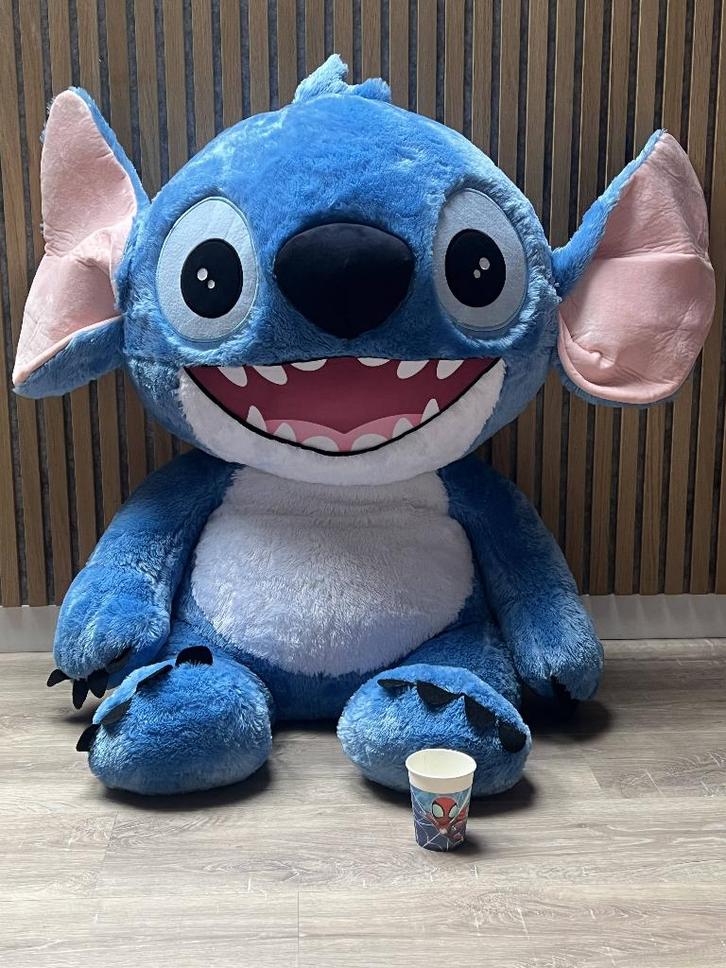 Super mooie XXL Stitch 120cm groot en zacht! Als nieuw!, Kinderen en Baby's, Speelgoed | Knuffels en Pluche, Zo goed als nieuw