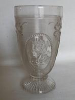 Antiek Geperst glas Koninklijke-portretglas, Verzenden, Gebruikt, Nederland, Overige typen