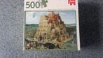Puzzel De toren van Babel Pieter Bruegel 500 stukjes NIEUW, Ophalen of Verzenden, 500 t/m 1500 stukjes, Nieuw, Legpuzzel