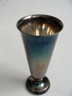 Zwaar verzilverde Sola bloemenvaas, jaren 50, Antiek en Kunst, Ophalen of Verzenden