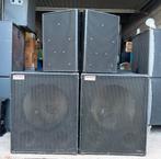 🇺🇸💪EAW PA SET JF200e + SB180 (leeg) + MX300i (RCF B&C), Gebruikt, Subwoofer, 120 watt of meer, Ophalen