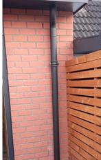 Zwart Zinken HWA buis Ø80mm 3m 5 stuks, Doe-het-zelf en Verbouw, Buizen en Afvoer, Ophalen, Zo goed als nieuw, Zink, Minder dan 2 meter