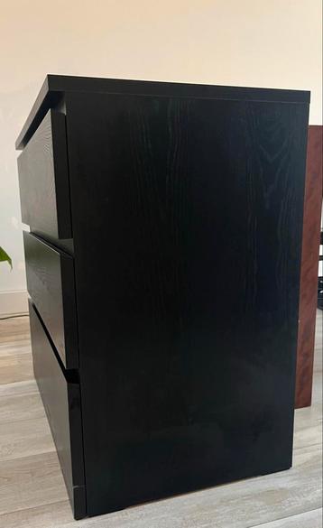 Ikea Malm ladekast, zwart - afbeelding 2