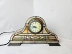 Art Deco Tiffany Stijl Klok, Antiek en Kunst, Antiek | Klokken, Ophalen of Verzenden