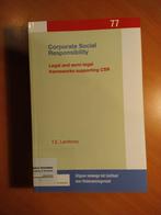 Lambooy, T.E. Corporate Social Responsibility, Ophalen of Verzenden, Zo goed als nieuw, Sociale wetenschap