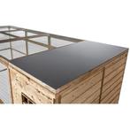 Houten Kippenren met groot nachthok en legnest | 448 x 179, Ophalen of Verzenden, Nieuw, Kippenhok of Kippenren