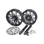 Velgenset Special Mat Zwart Piaggio Zip, Piaggio, Info@freshparts.nl, Overige typen, Nieuw