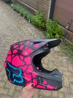 Motorcross helm Fox Pink, Motoren, Kleding | Motorhelmen, Overige merken, M, Offroadhelm, Ophalen of Verzenden
