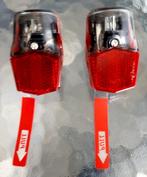 2 nieuwe fietslampen axa, Ophalen, Nieuw, Batterij, Achterlicht