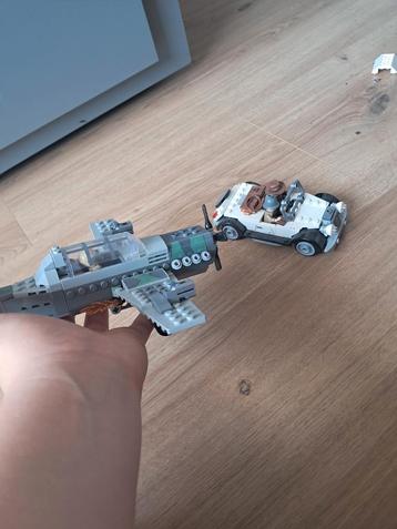 Lego Indiana Jones WW2 Vliegtuig & Auto beschikbaar voor biedingen