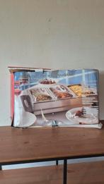 Buffetserver met warmhoudplaat NOG NIEUW, Ophalen of Verzenden, Nieuw