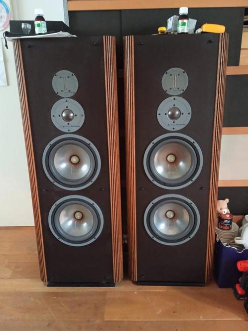 Infinity RS-3B RS3B set werkt perfect met reserve diafragmas, Audio, Tv en Foto, Luidsprekers, Zo goed als nieuw, Front, Rear of Stereo speakers