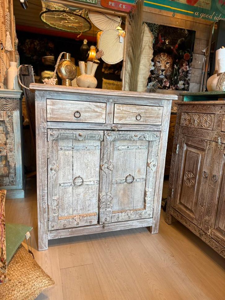 Gave India/Ibiza style kast, Huis en Inrichting, Kasten | Dressoirs, Nieuw, 25 tot 50 cm, Ophalen