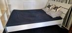 2 persoons bed 140 * 200 cm /schot / matras/ lattenbodem, Huis en Inrichting, Ophalen, Wit, Tweepersoons, 140 cm