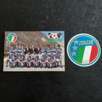 Elftalkaart en stickers selectie Italië voor het WK 1986., Spelerskaart, Zo goed als nieuw, Verzenden, Buitenlandse clubs