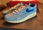 Nike Air Max 1 Dirty Denim maat 46 47 47,5 48,5 49,5, Kleding | Heren, Schoenen, Ophalen of Verzenden, Zo goed als nieuw, Blauw