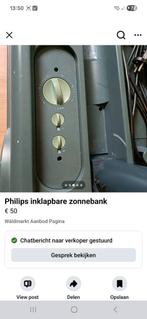 Philips inklapbare zonnehemel, Witgoed en Apparatuur, Zonnebanken en Gezichtsbruiners, Ophalen of Verzenden, Gebruikt, Zonnebank enkelzijdig