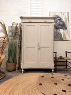 Biedermeier meidenkast linnenkast servieskast vintage kast, Ophalen, 50 tot 70 cm, 105 cm of meer, Nvt