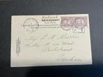 Briefkaart met kleinrond Kerkwerve, Postzegels en Munten, Postzegels | Nederland, Verzenden, T/m 1940, Gestempeld