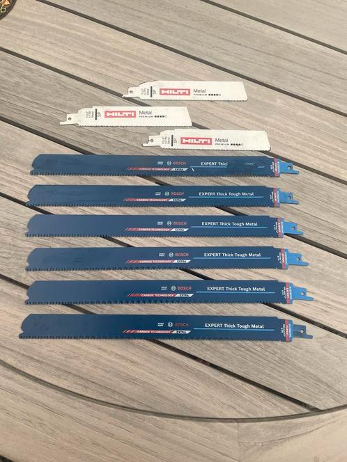 Bosch & Hilti Reciprozaag Bladen Metaal, Doe-het-zelf en Verbouw, Gereedschap | Zaagmachines, Gebruikt, Reciprozaag, Ophalen of Verzenden