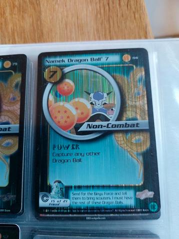 Verzameling foil kaarten Dragonball Z CCG 2 beschikbaar voor biedingen