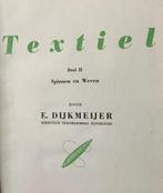 Handboek textiel I en II grondstoffen en spinnen en weven, Boeken, Ophalen of Verzenden, Alpha, Gelezen, Niet van toepassing