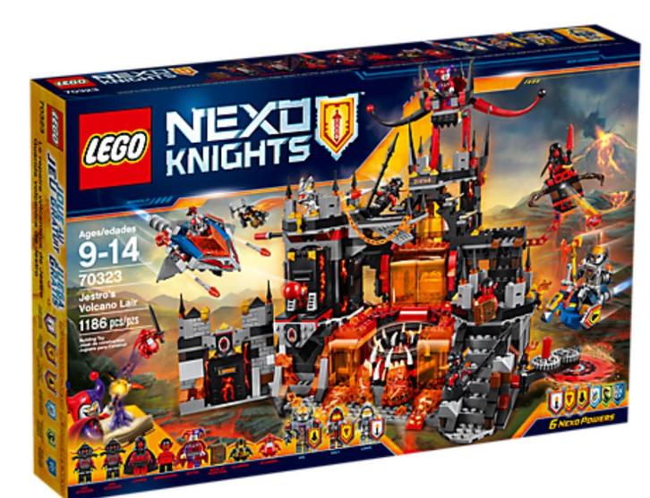 Lego Nexo Knights Jestro’s Vulkaanbasis 70323 (met doos), Kinderen en Baby's, Speelgoed | Duplo en Lego, Gebruikt, Lego, Complete set