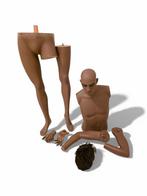 Mannelijke Etalagepop / Paspop – Compleet & Stevig (1.85 m), Ophalen of Verzenden, Gebruikt, Paspop