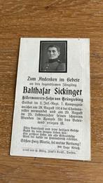 WO1 Duitse militair bidprentje, Verzamelen, Verzenden