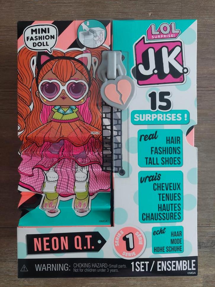 Lol Surprise Mini Fashion Doll Neon Q.T., Verzamelen, Poppetjes en Figuurtjes, Nieuw, Ophalen of Verzenden