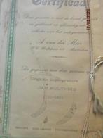 Gravure v/d Hoofdpoort Delft met Cert. Van Bulthuis, Antiek en Kunst, Kunst | Etsen en Gravures, Ophalen of Verzenden